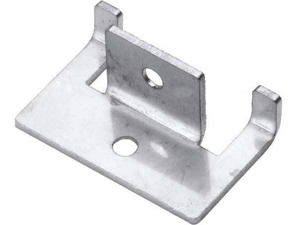 Nerūdijančio plieno pradinis WPC terasinių lentų tvirtinimo laikiklis, WoodPlastic