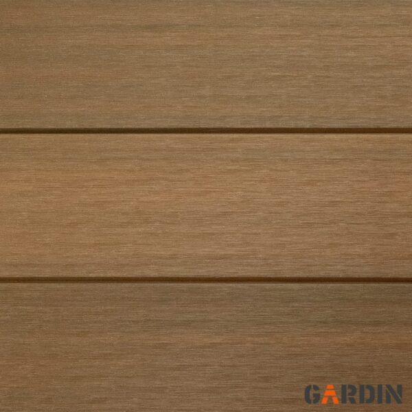 Sumontuotos WPC fasadinės dailylentės Gardin Deco Wall Classic, cinamono-tiko rudos spalvos